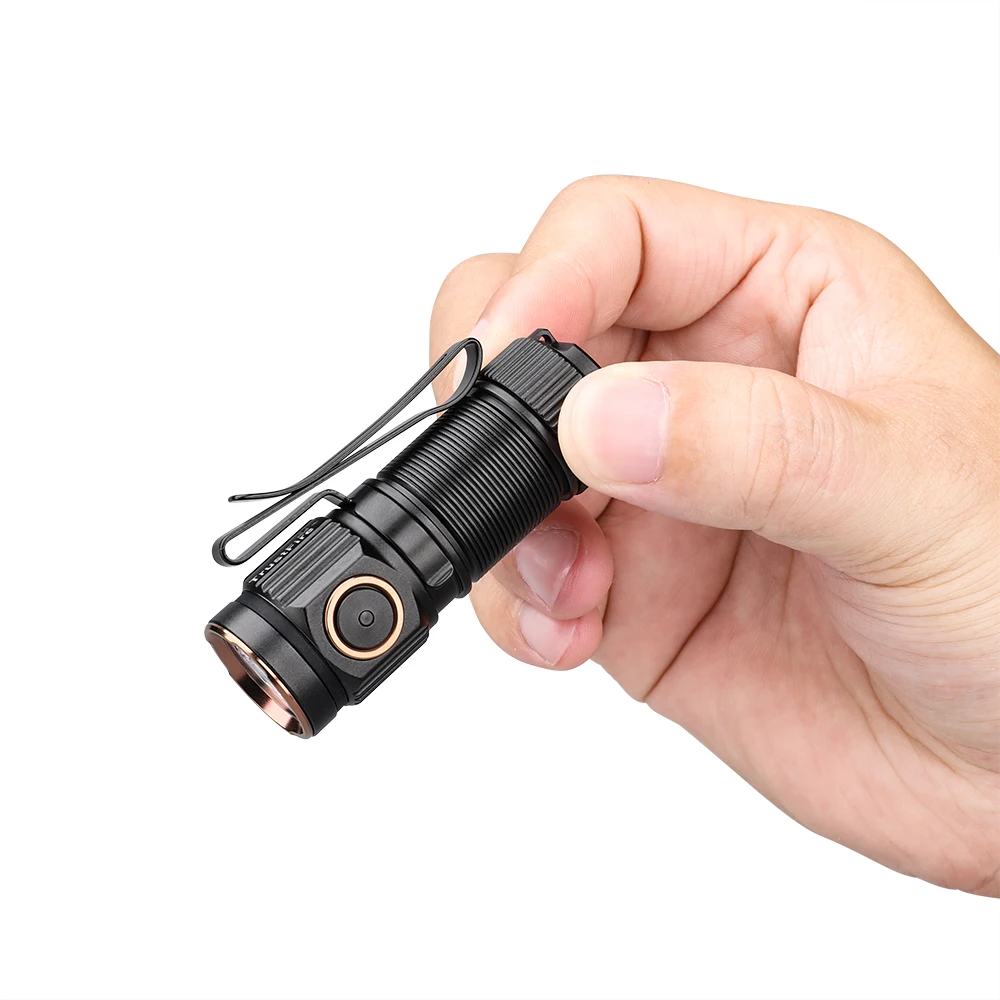 Trustfire MT10 EDC linterna 1000 lúmenes lámpara LED recargable portátil USB C antorcha de carga Mini 16340 IPX8 MVB luz de trabajo óptica
