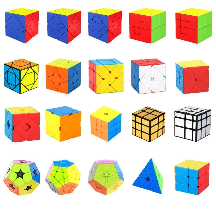 MOYU Meilong Serie Cubo Mágico 2x2 3x3 4x4 5x5 profesional Alien Cubo mágico rompecabezas juguete para niños regalo cubos de juguete