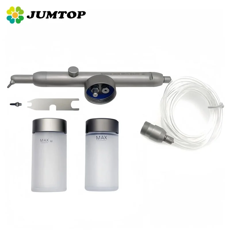 Unidad de microblaster de óxido de aluminio Dental JUMTOP, pulidor de abrasión de aire giratorio de 360 grados