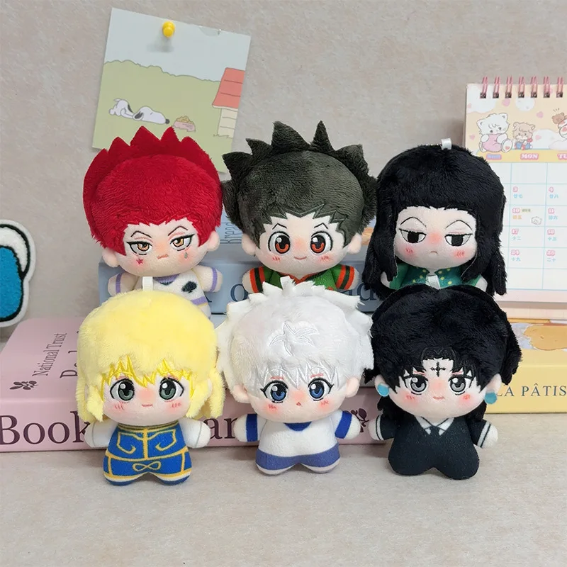 Muñeco de peluche HUNTER×HUNTER de 10cm, colgante de Hisoka Illumi Zoldyck Chrollo Lucilfer, juguete de peluche para fanáticos del anime