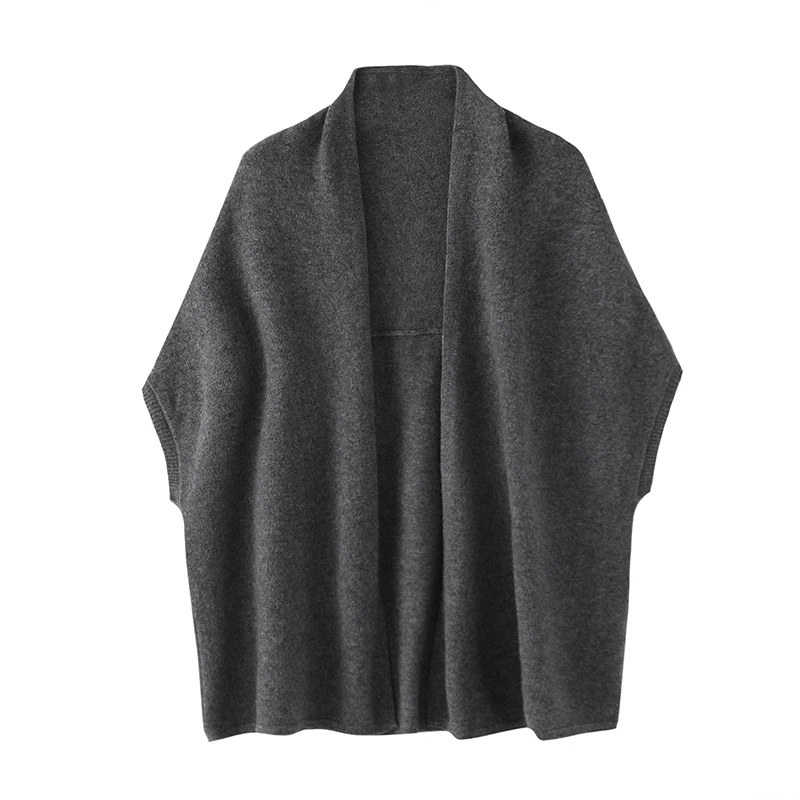 Chal de mujer 100% de lana para fiesta de invierno, bufandas largas y cálidas de Cachemira, Hijab, chal liso para mujer, cárdigan para mujer adulta