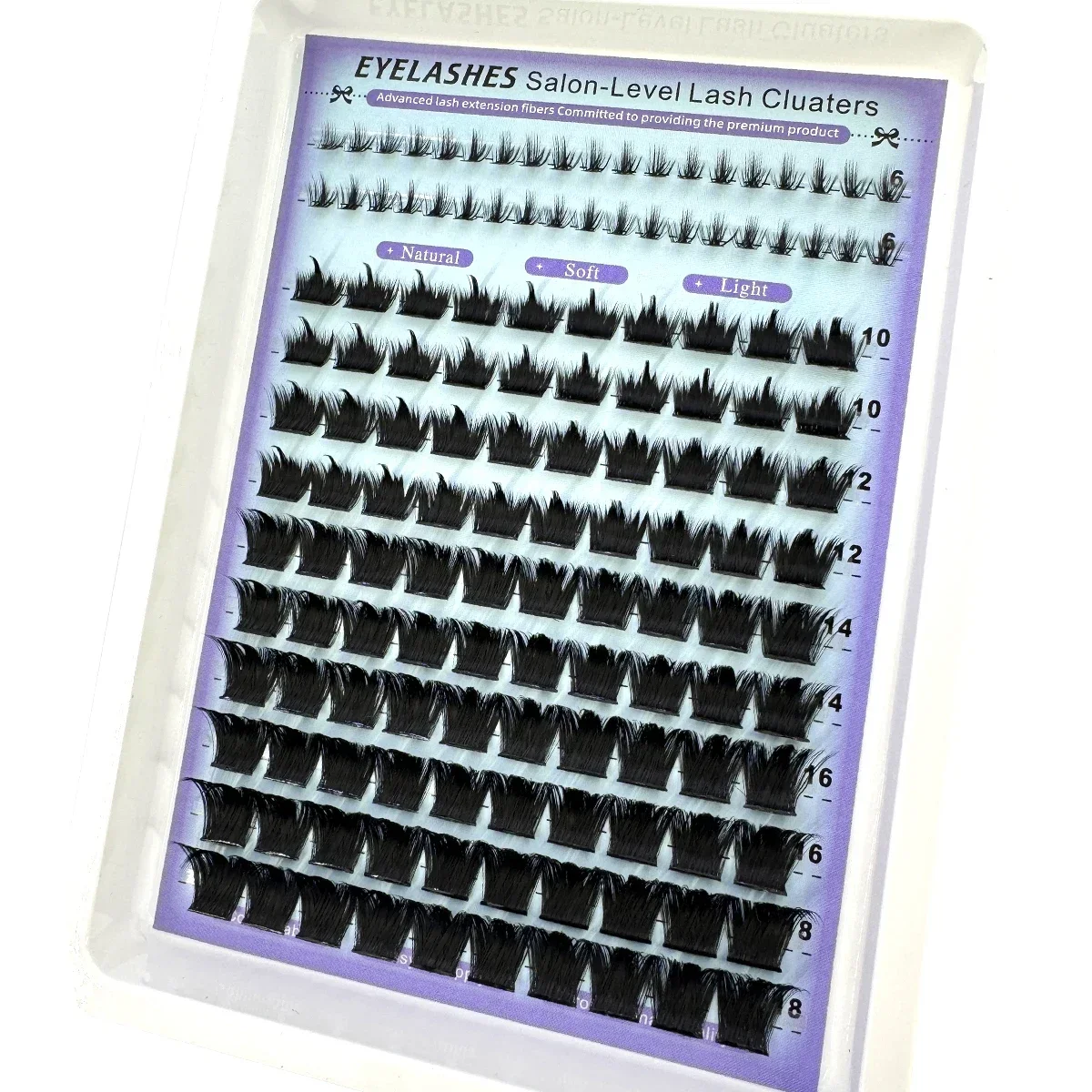Pestañas Postizas Wispy Manga en Racimos, Extensiones Únicas con Efecto Spiky, Pestañas Individuales Estilo Anime, Pestañas de Hada de 10-18mm
