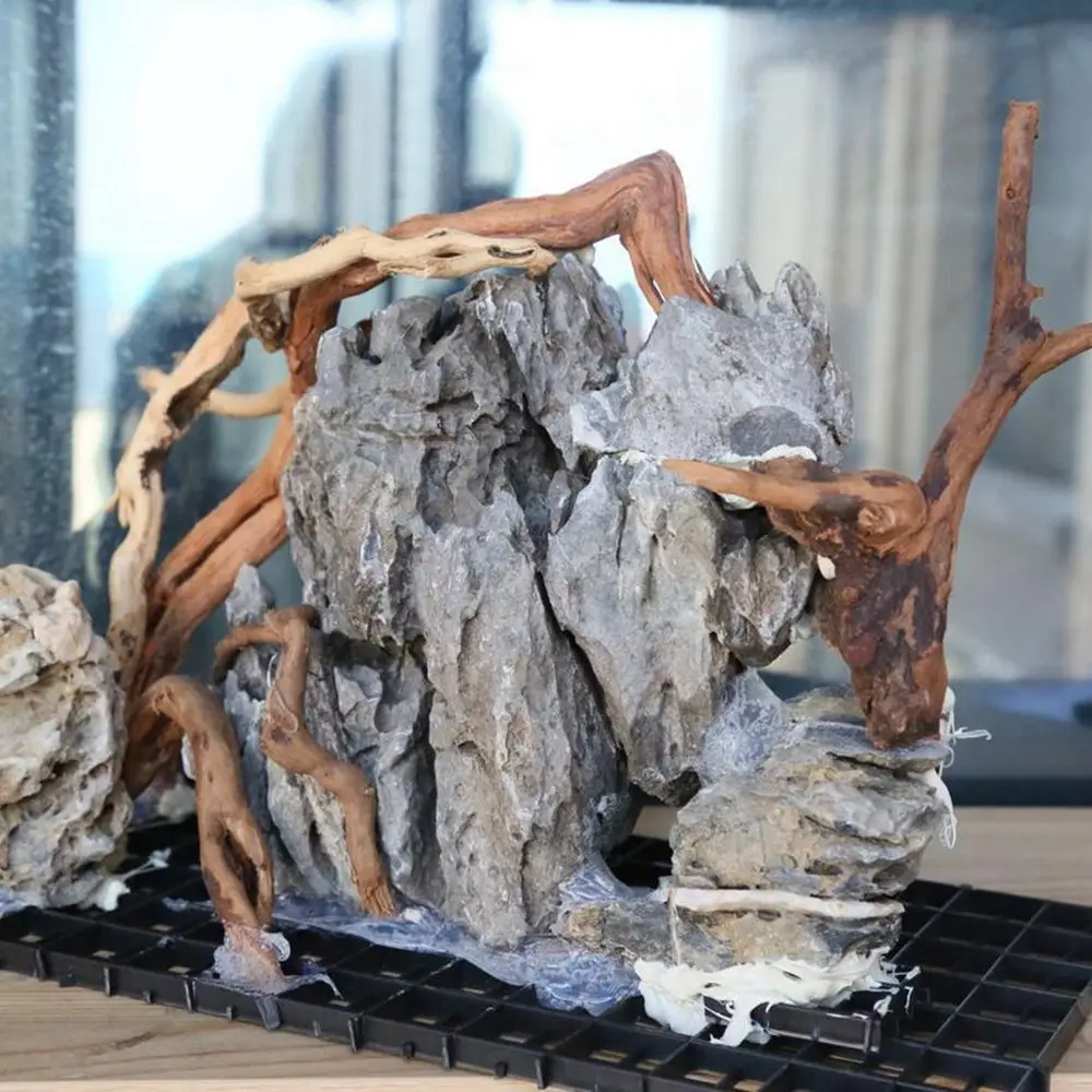 Acuario Driftwood Natural pecera planta decoración árbol acuario pecera tocón acuario hogar pecera paisajismo decoración herramienta para mascotas