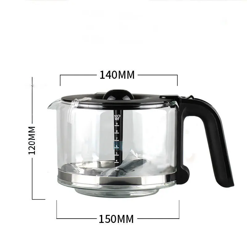 Olla de cristal para cafetera Philips HD7761 HD7762 HD7765 HD7766 HD7767 HD7768 HD7769, accesorios para cafetera, reemplazo