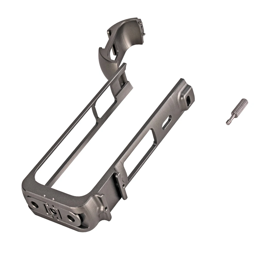 Marco protector de aluminio para Insta360 X4, jaula de carcasa duradera de Metal con soporte de zapata fría para accesorios de cámara Insta 360 X4