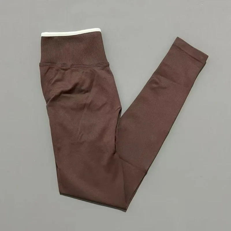 Leggings Deportivos de Cintura Alta sin Costuras para Mujer, Control de Abdomen, Elásticos, Suaves, para Entrenamiento, Running, Gimnasio y Deportes