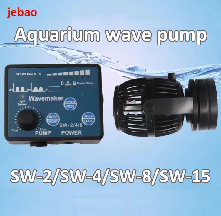 Bomba de Acuario Jebao para Arrecifes de Coral Marinos, Modelos SW-2, SW-4, SW-8, SW-15, RW-4, RW-8, RW-15, RW-20