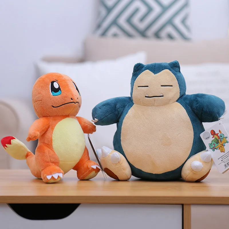 Peluche de Pokémon, Pikachu, Charizard, Gengar, Squirtle, Espeon, Glaceon, Umbreon, juguetes de dibujos animados suaves, regalo.