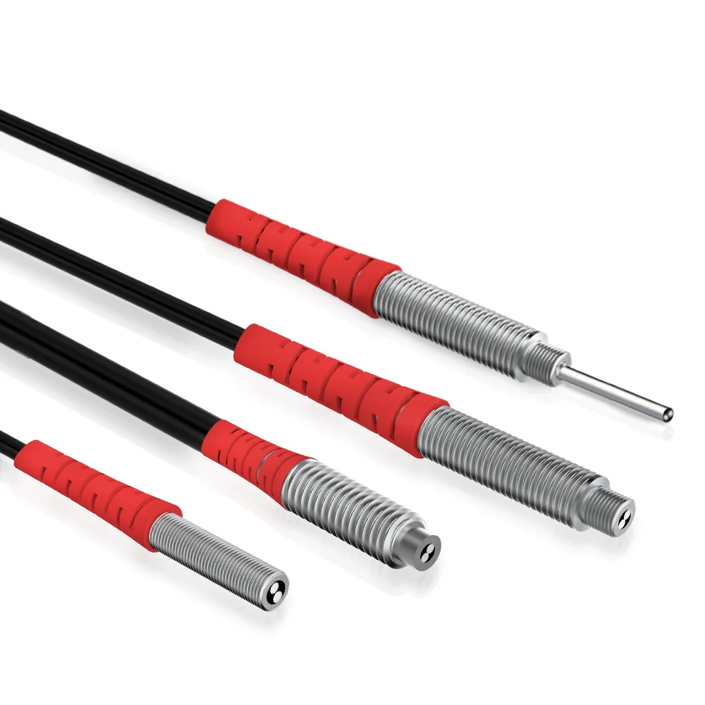 Kit de Sensor de fibra óptica reflectante difuso GTRIC con amplificador separado Sensor fotoeléctrico de alta precisión 12-24V DC NPN NO/NC