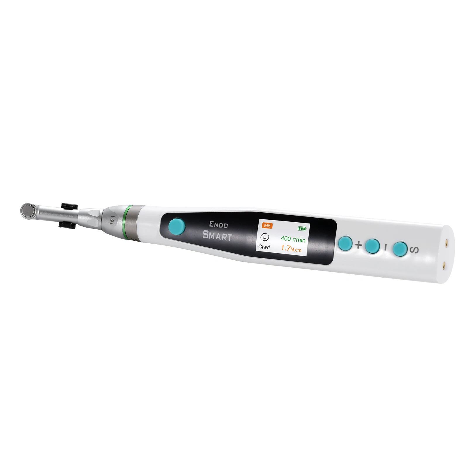 SANDENT Dental Endodoncia Inalámbrico LED Endo Motor 16:1 Contraángulo Pieza de Mano para Terapia de Canal radicular
