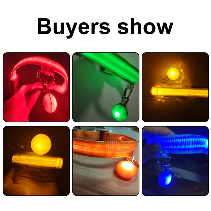 Collar Luminoso USB Recargable para Perros con Colgante Desmontable, Luz LED de Lujo Brillante para Perros Pequeños y Gatos, Collar de Seguridad Nocturna, Venta al Por Mayor