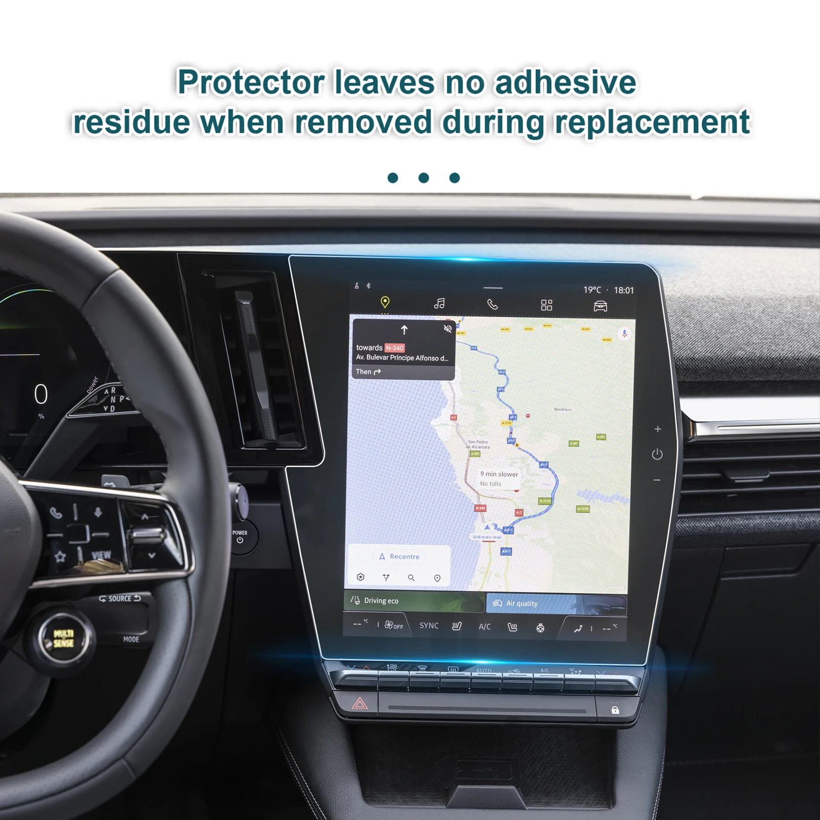 Protector de Pantalla Nano LFOTPP para Renault Megane E-Tech/Austral, Pantalla de Navegación para Automóvil, Accesorios para Renault Megane