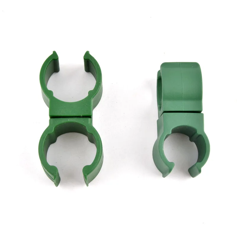 10/20/50 Uds. Clip cruzado de jardín sujetador de plástico, 8/11/16/20mm soporte para plantas conector abrazadera varilla ajustable hebilla fija enrejado