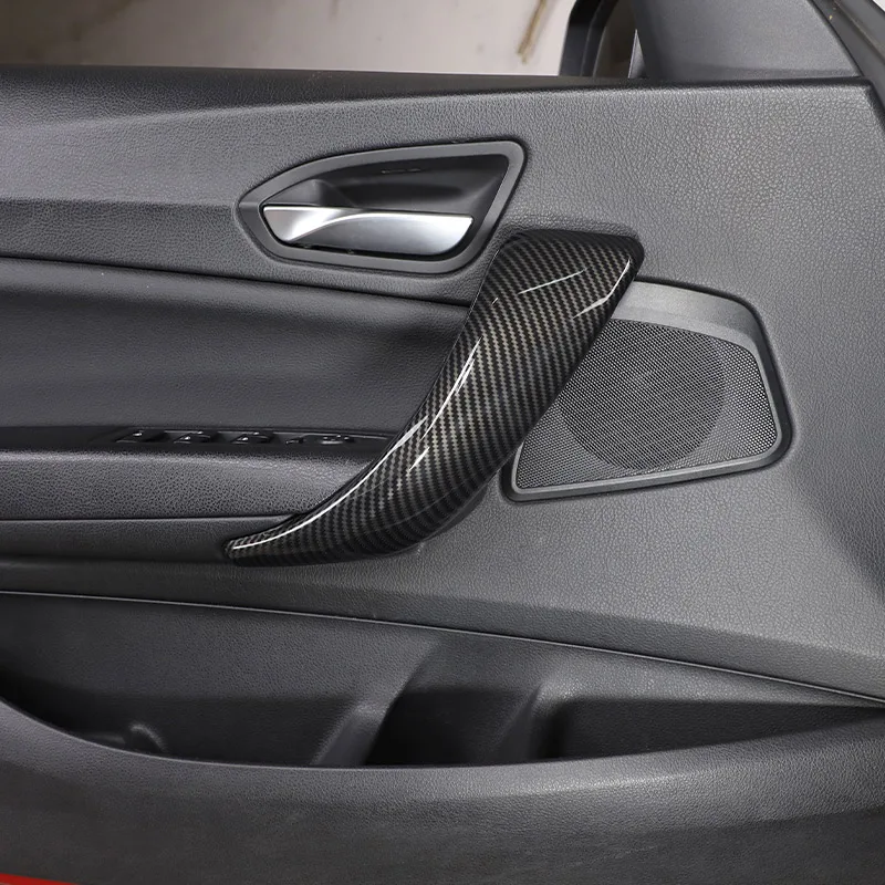 Para BMW 1 2 Series F20 F21 F22 F23 2012-2018 ABS fibra de carbono Control central de coche decoración Interior pegatina accesorios de coche