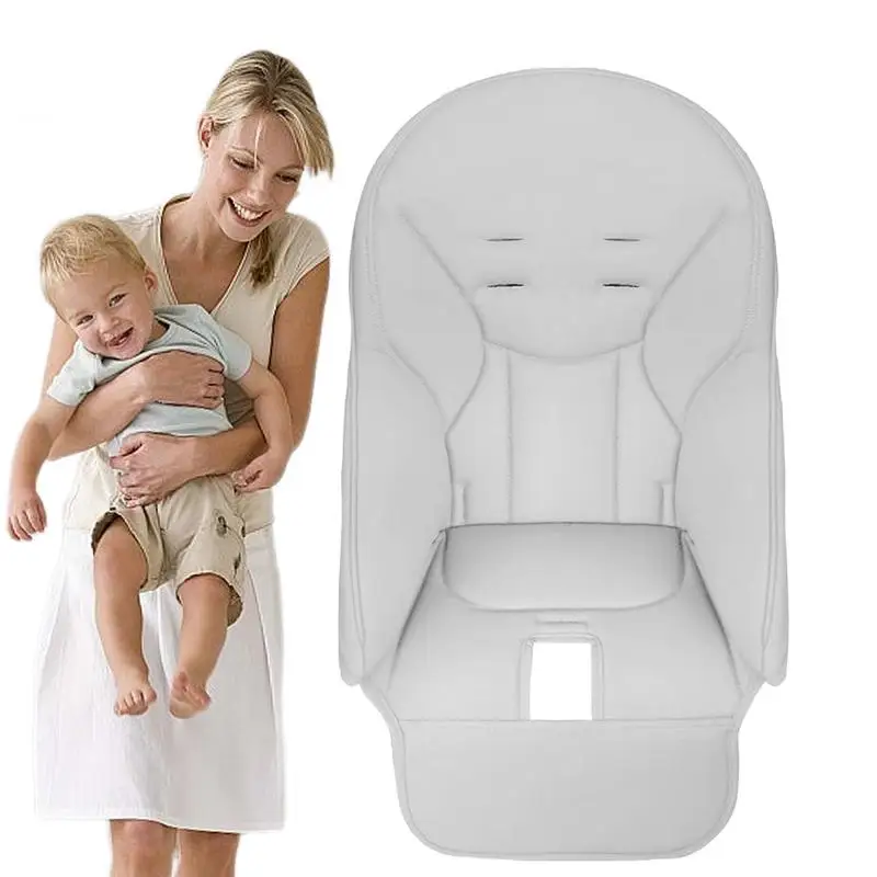 Cojín para asiento de silla de comedor de bebé, funda para silla de comedor de cuero PU, funda para asiento de comedor para niños Peg Perego para Siesta Zero3 para Baoneo