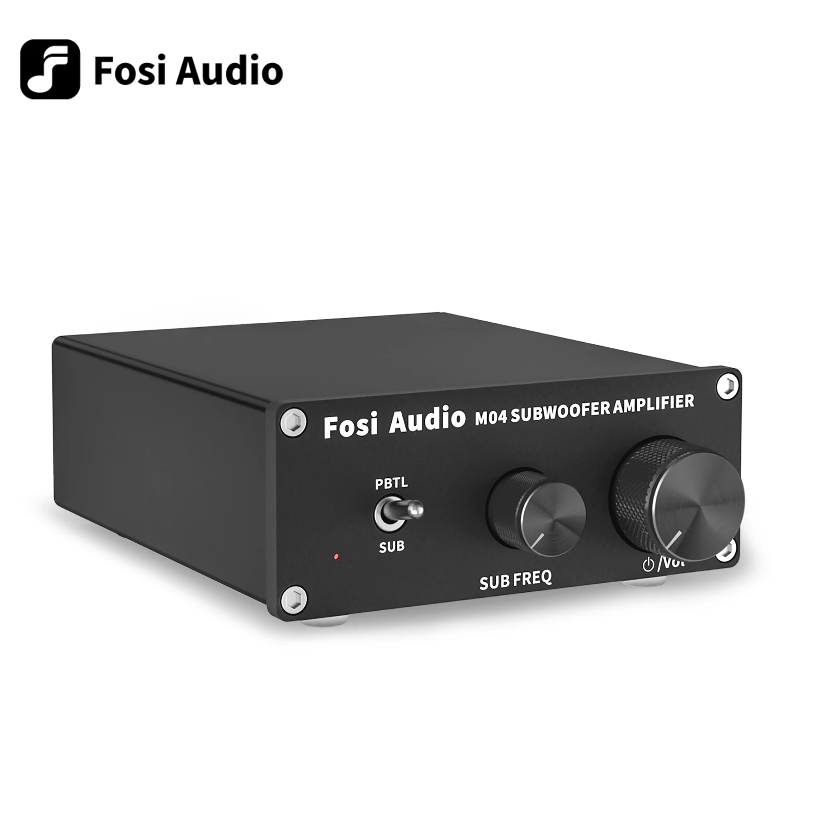 Fosi Audio Mono amplificador Subwoofer Amp 100W con amplificador de potencia de graves para altavoz pasivo doméstico M04