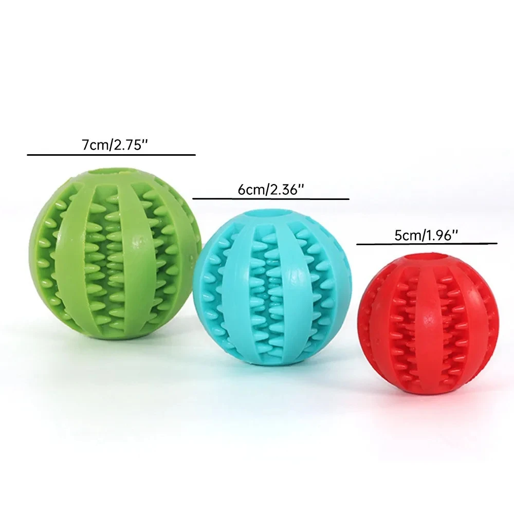 Nuevo Juguete para Perros, Pelotas de Goma Interactivas para Perros Pequeños y Grandes, Juguetes Masticables para Cachorros y Gatos, Limpieza Dental para Mascotas, Pelota Indestructible para Perros