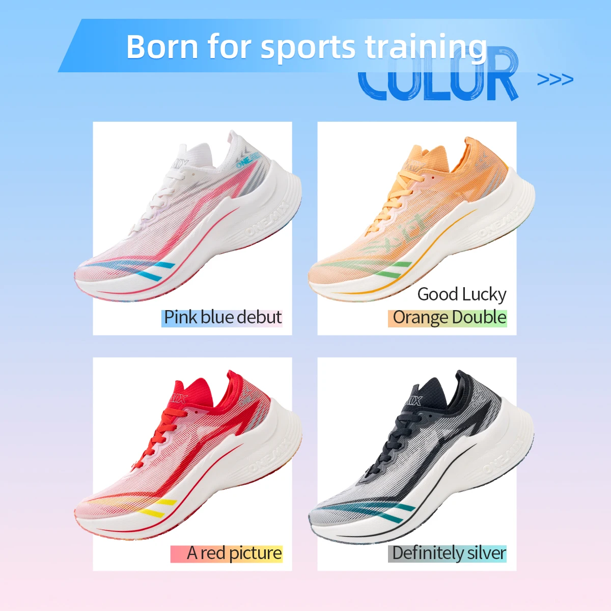 ONEMIX 2026 Tupo, Nuevas Zapatillas de Maratón con Placa de Carbono, Pruebas Profesionales, Soporte Estable, Amortiguación de Impactos, Ultraligeras