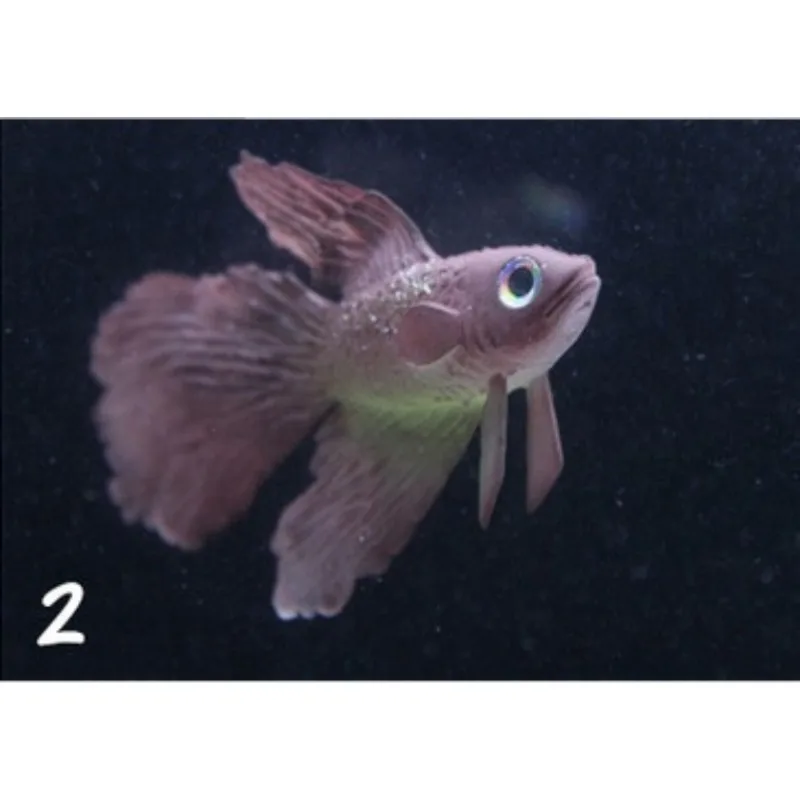 Decoración de acuario Artificial, efecto brillante, pez dorado, adorno para acuario, 1 ud.