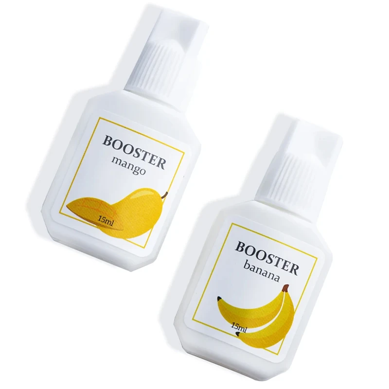 10 botellas de pegamento de plátano para extensión de pestañas, 15ml, imprimación de plátano de Corea, adhesivo transparente para pestañas, herramientas de maquillaje, tienda de belleza