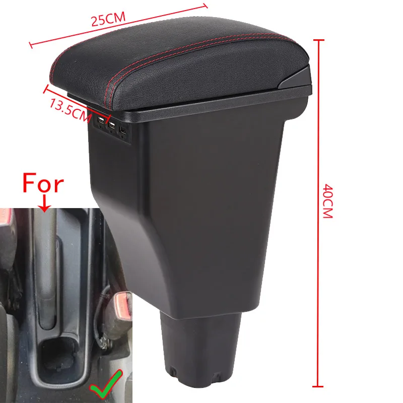 Para Kia Morning caja de reposabrazos para Kia Picanto reposabrazos de coche piezas interiores piezas de reequipamiento especial caja de almacenamiento central accesorios de coche