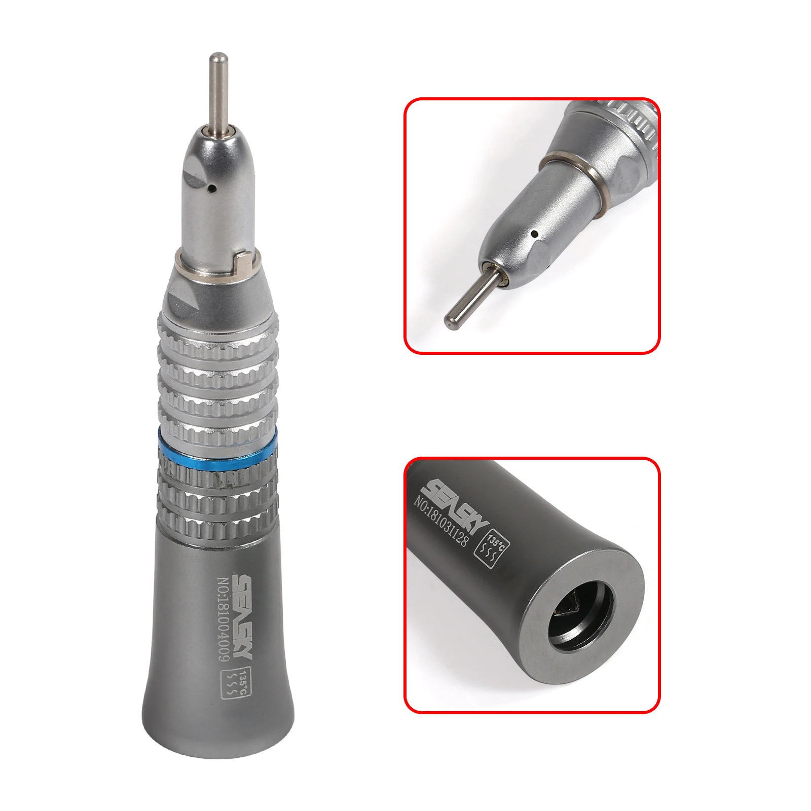 Pieza de mano Dental de baja velocidad, nariz recta/micromotor de 2/4 orificios/contraángulo compatible con FG 1,60mm/CA 2,35mm