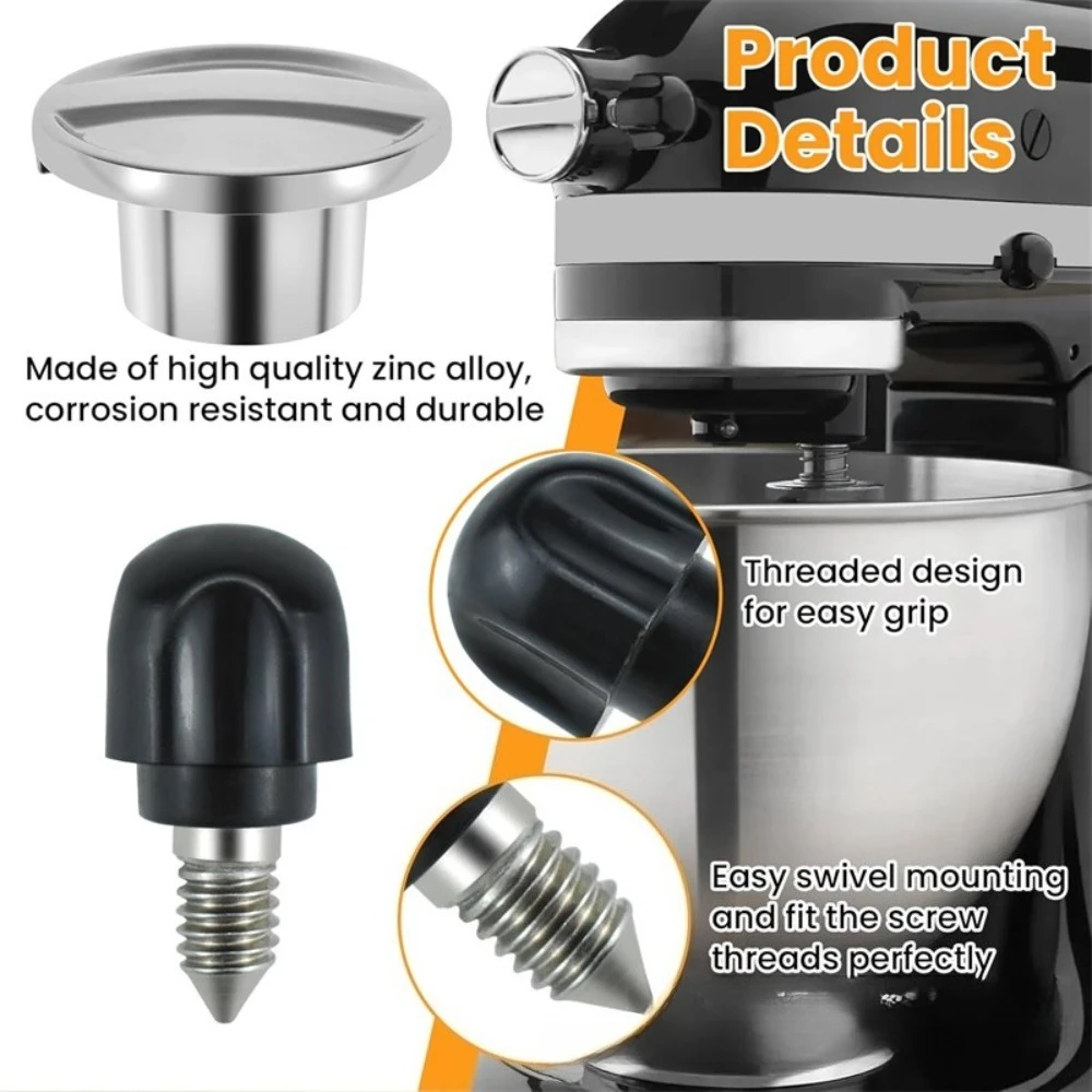 Tornillo de mariposa y tapa de fijación para batidoras KitchenAid