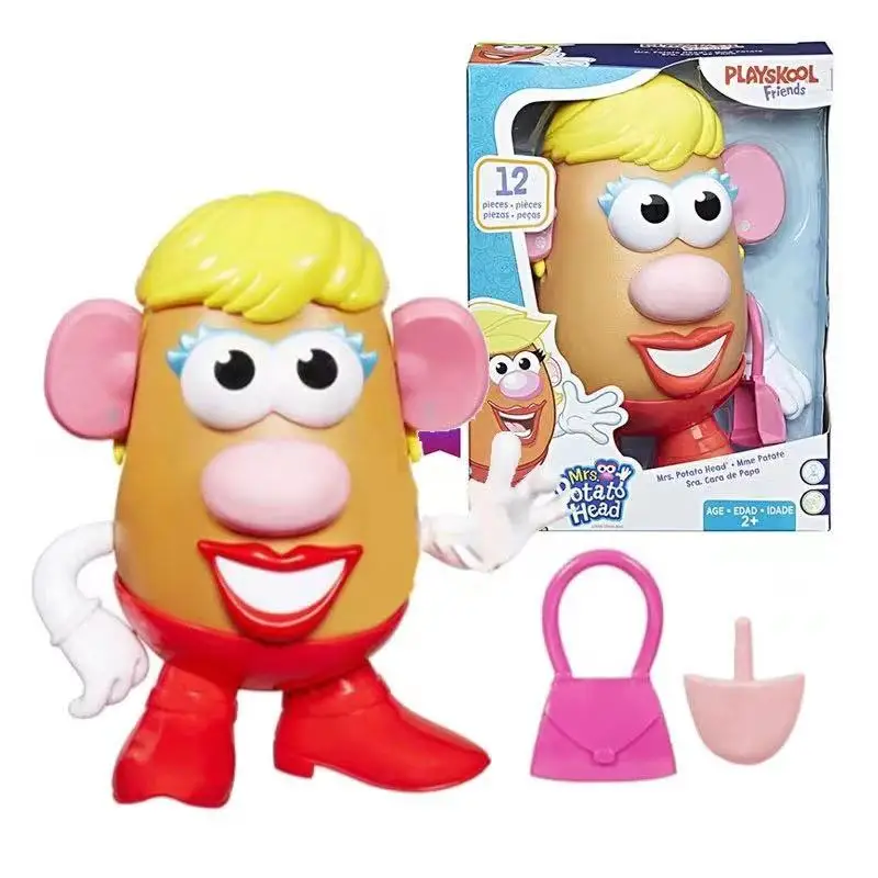 Figuras de Acción Clásicas de Toy Story 3 de Disney: Sr. Patata, Sra. Patata, Buzz Lightyear y Woody, Regalos Educativos de Colección