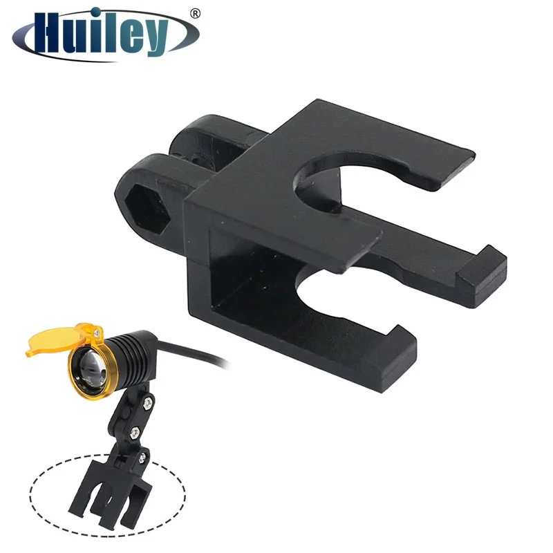 Clip de montaje adaptador para luz de cabeza Dental, piezas reemplazables, conectar con lupas Binocular, lupa útil, accesorios para lámpara de cabeza