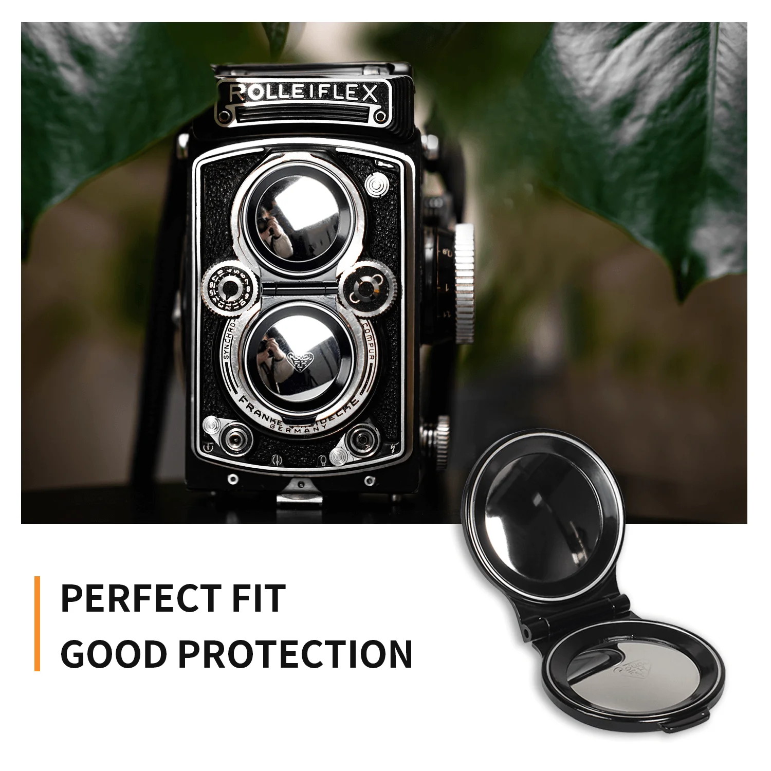 Rolleiflex Bay I tapa de la lente para Rolleiflex 3,5 T 3.5A 3.5B MX-EVS Minolta TLR Cámara