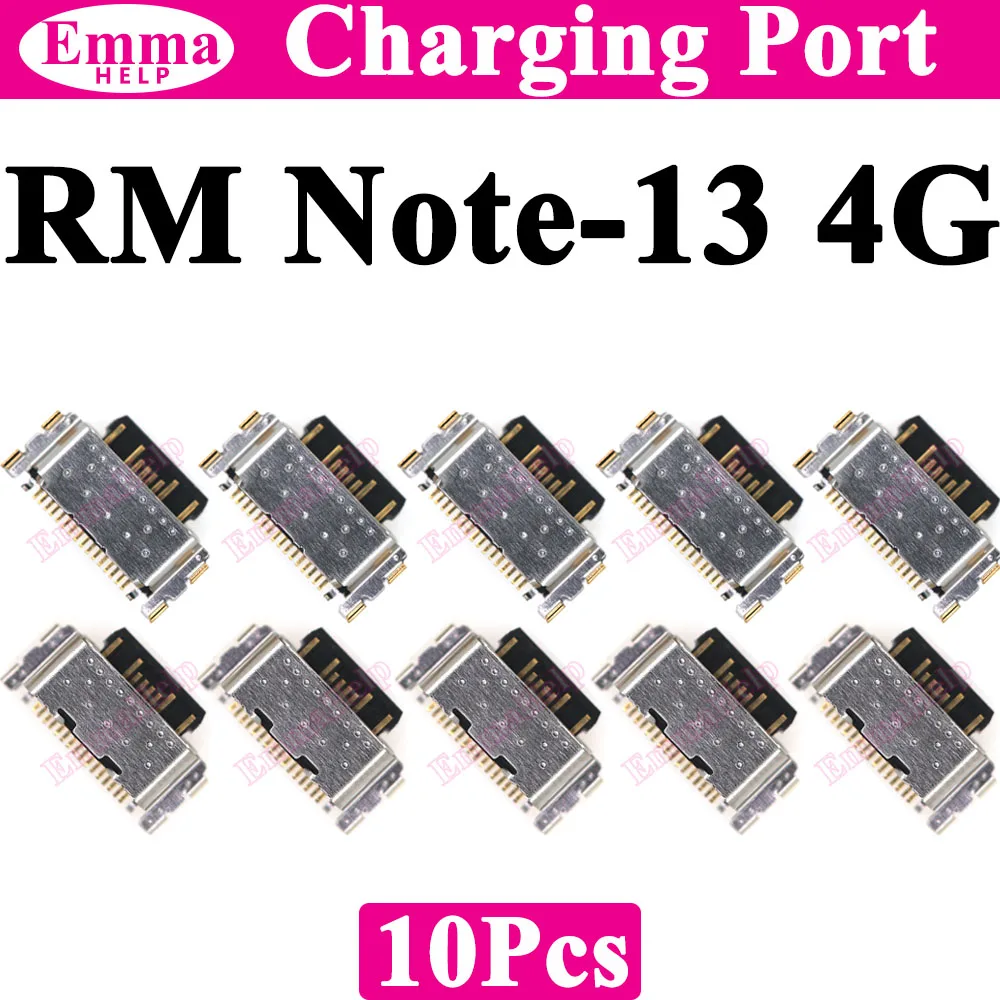 10 Conectores de Puerto de Carga USB para Xiaomi Redmi Note 11 12 13 Pro Plus 12s 11s 14Pro 4G 5G 12Pro, Enchufe de Carga