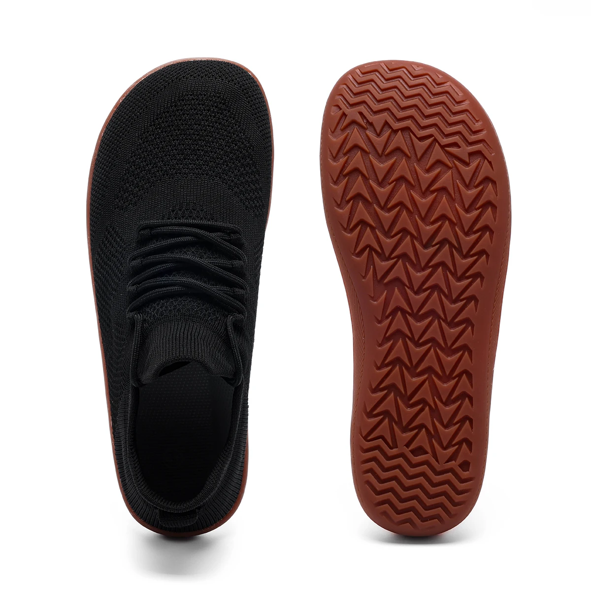 Zapatos descalzos con punta ancha para hombre y mujer, zapatillas minimalistas para caminar |   Suela caída cero |   Malla transpirable