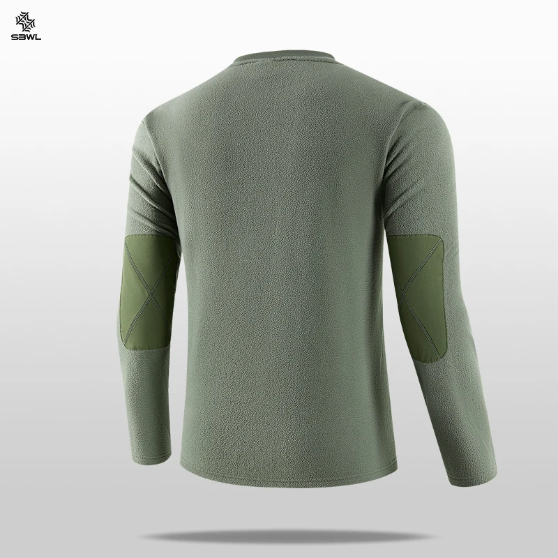 SBWL-Camiseta de secado rápido para correr para hombre, camiseta deportiva para Fitness, gimnasio, culturismo, entrenamiento, camiseta de manga larga, camiseta de compresión