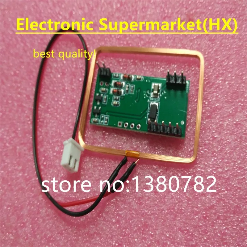 ¡Envío gratis 10 unids/lote RDM6300 módulo lector de tarjetas de identificación módulo RFID RF salida de puerto serie UART nuevo en stock!