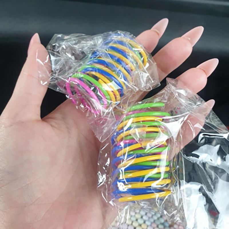 Juguetes para gatos y gatitos, juguete de resorte para gatos de calibre pesado y ancho y duradero, resortes coloridos, juguete para mascotas, resortes en espiral en espiral, 4/8/16/20 piezas