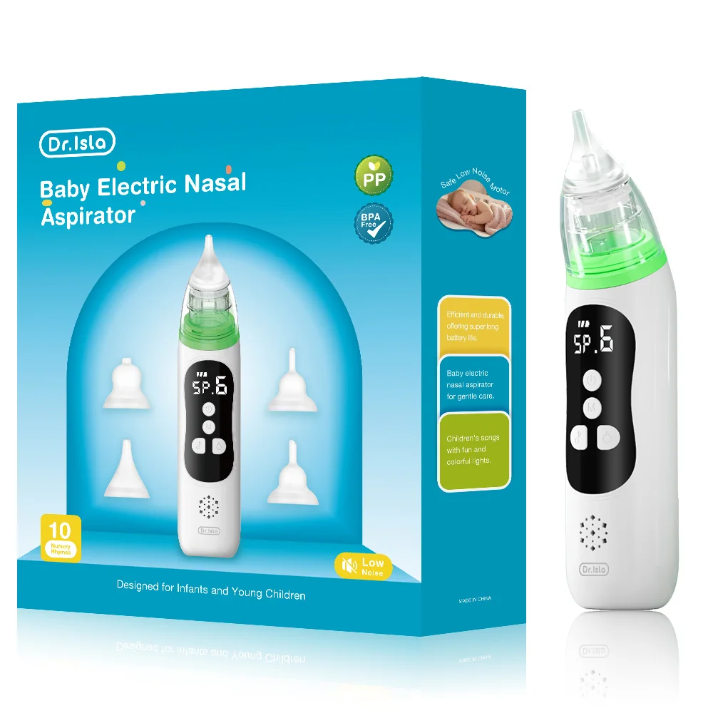 MAMIJOY-aspirador nasal eléctrico para bebé, limpiador de nariz silencioso, limpiador de rinitis y obstrucción nasal para recién nacido U94