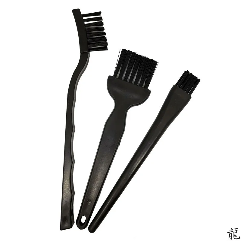 Kit de cepillos de limpieza para teclado negro, cepillo pequeño para limpiar el polvo de la computadora, antiestático, para portátil, USB, herramienta de limpieza para el hogar