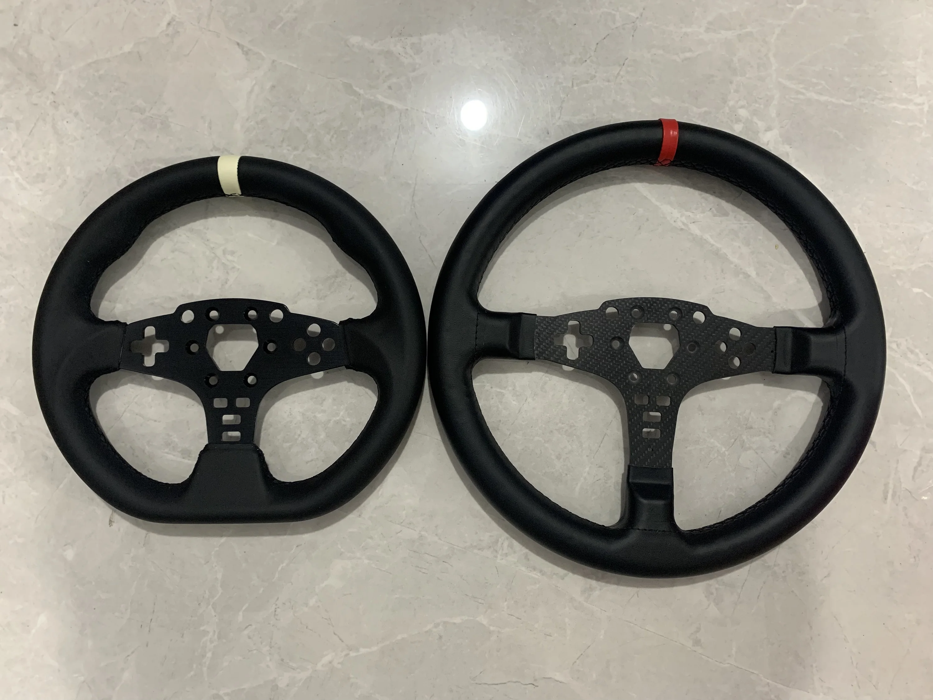 Volante Circular SIMPUSH de 13 Pulgadas (33 cm) para Simulación de Carreras, Compatible con MOZA R5 R3 ES ESX