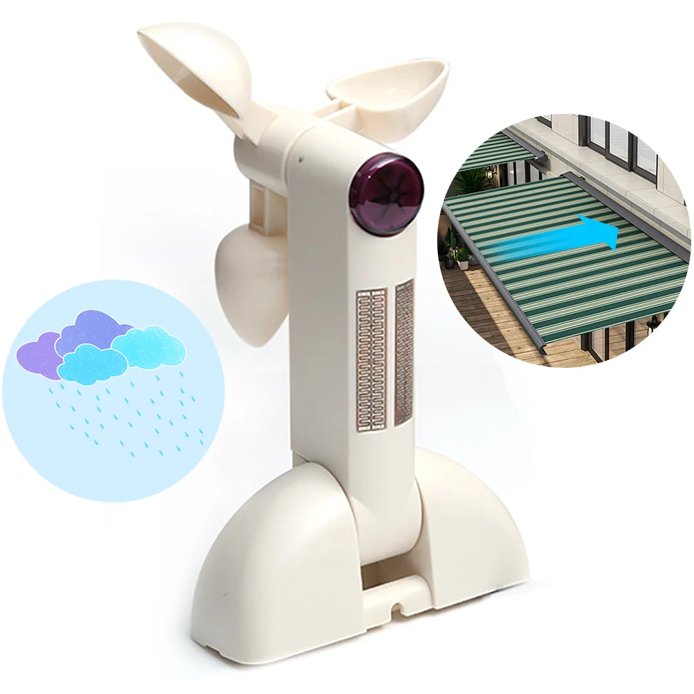 Interruptor RF A-OK Original, Asistente Doméstico Inteligente, Sensor Inalámbrico de Viento, Luz y Lluvia, Control Remoto Universal de 433Mhz para Motor de Toldo