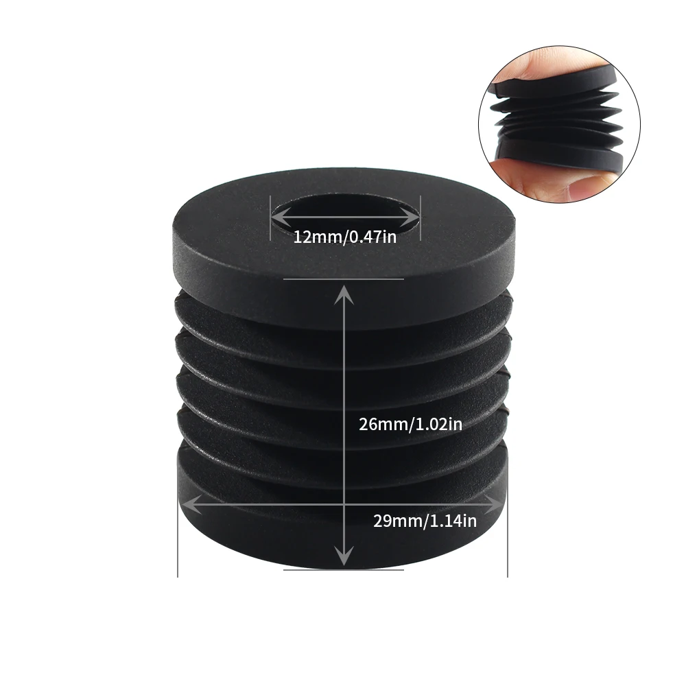 Almohadilla antivibración para pies Bambu Lab P1P/P1S, antideslizante, antigolpes, a prueba de polvo, almohadilla de goma para pies, impresora 3D Bambulabs X1/X1C de bambú