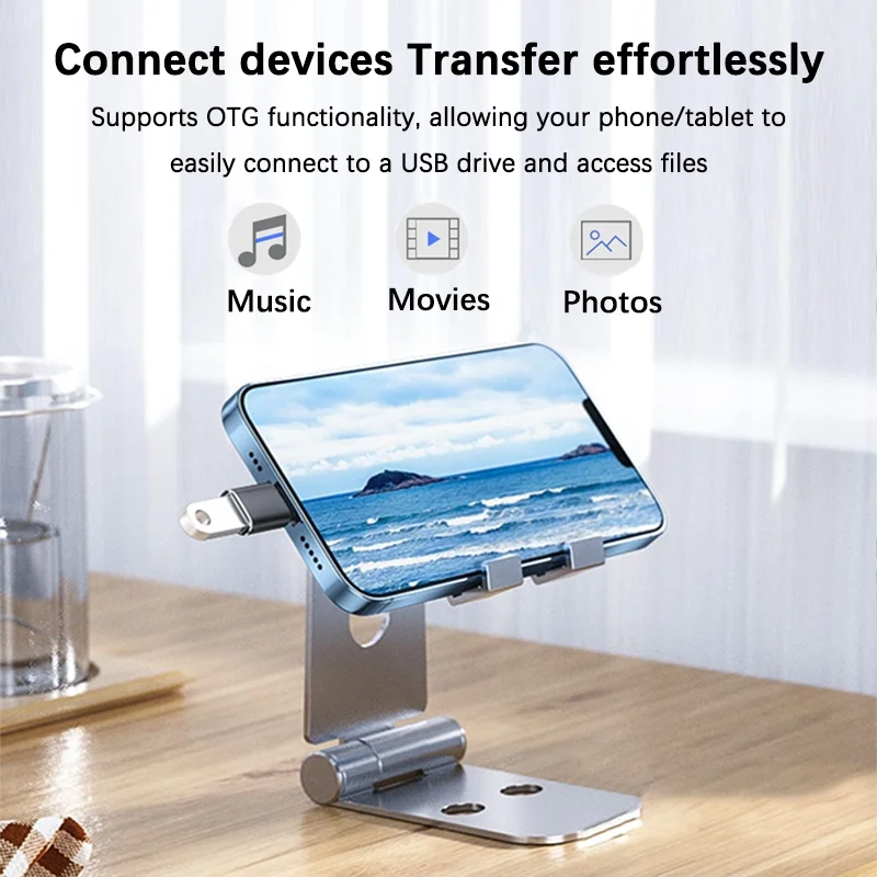 Adaptador de cargador USB 3,0 a tipo C OTG, conector tipo C a USB macho a tipo c, convertidor adaptable para PC, MacBook, coche, ipad, 2 uds.