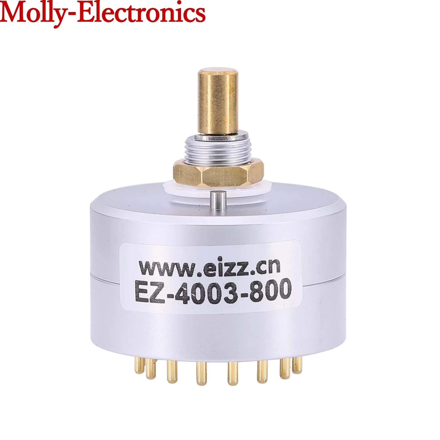 Selector de fuente de señal de interruptor giratorio EIZZ, 3 vías, 4 vías, 3 posiciones, interruptor de ajuste giratorio, amplificador de Audio HIFI DIY