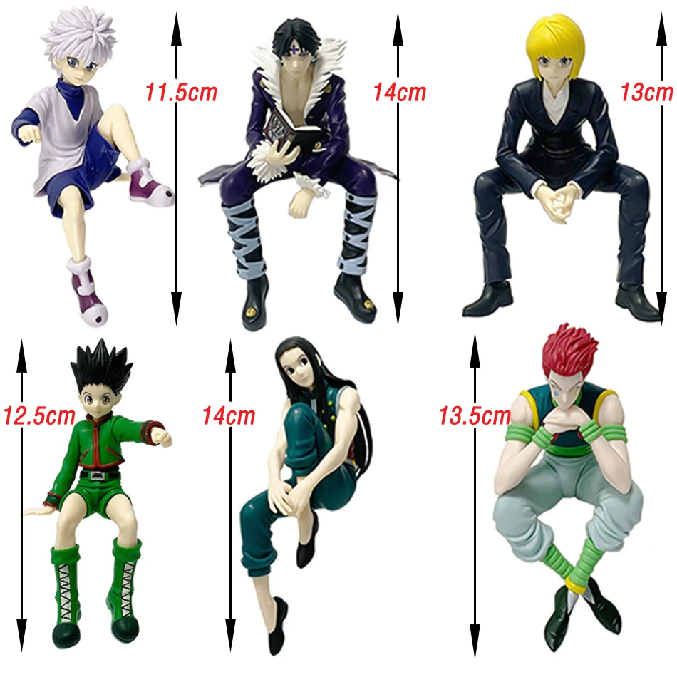 Anime Hunter x Hunter figuras de juguete 11-14cm Gon Freecss Alluka Zoldyck figura de acción Chrollo Lucilfer/Kurapika PVC modelo muñeca regalo
