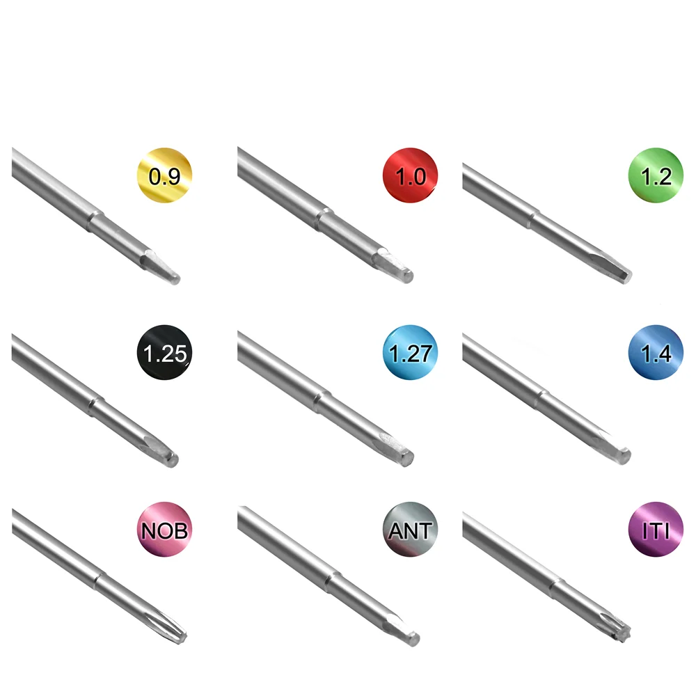 Kit de herramientas de odontología, destornillador para implantes dentales, herramienta de perforación, 1 unidad