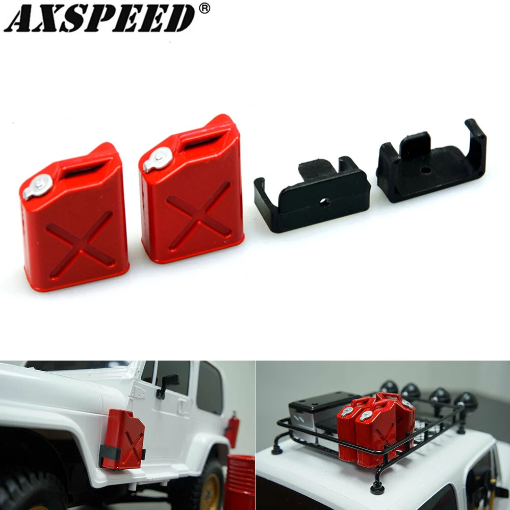 AXSPEED Accesorios de Decoración para Coches RC, Mini Modelos para Crawler RC 1/10 Axial SCX10 90046 TRX4 TRX6 6X6
