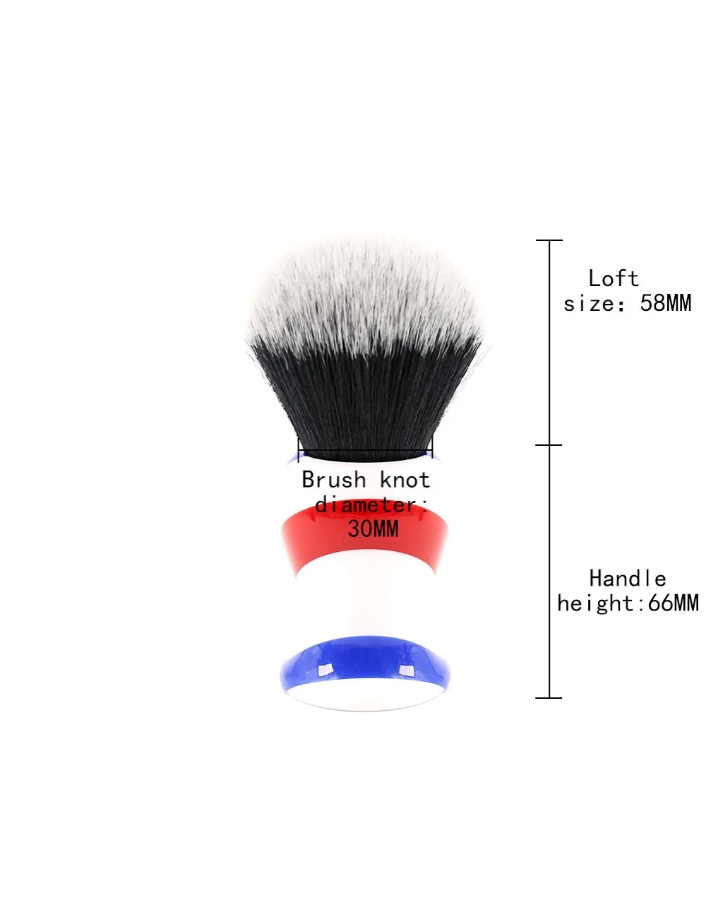 Brochas de afeitar Yaqi Monster Barber Pole Color 30MM