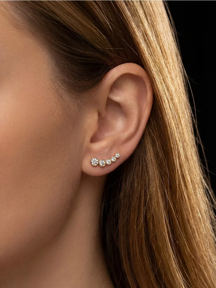 Pendientes brillantes con diamantes de moissanita reales de 0,86 quilates para mujer, de plata de ley 925, regalo, joyería fina para citas