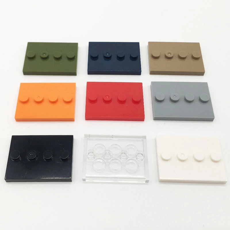 Accesorios de minifiguras, placa base universal 3X4, tablero básico, exhibición de figuras, montaje de pie, bloques de construcción, superventas