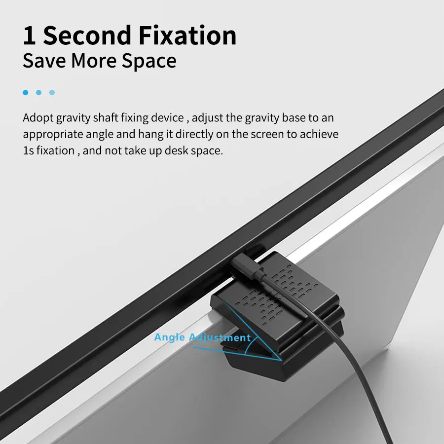 Barra de luz para Monitor de ordenador, luces colgantes de pantalla, atenuación continua, lámpara de escritorio USB para estudio, luz de lectura, lámpara de Monitor de mesa, 50cm