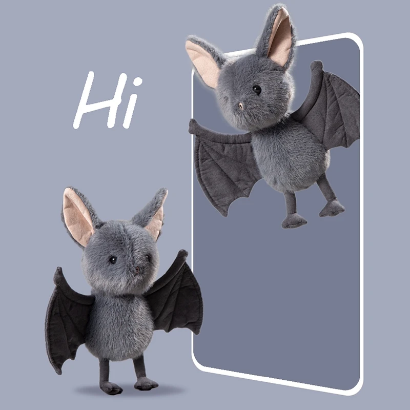 Nueva muñeca de cerdo murciélago bonita y extraña, juguete de peluche divertido, colección de decoraciones de Halloween, colgante de coche de juguete de peluche de edición limitada